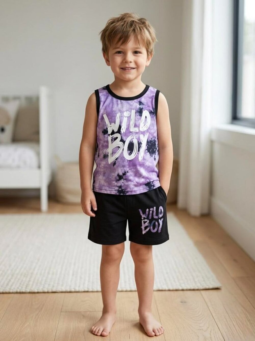 NEW Boy's Wild Boy Tank Top Outfit